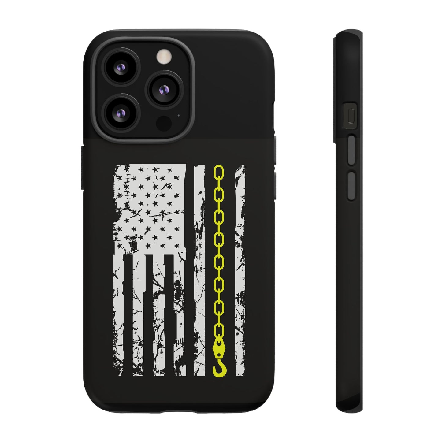 Thin Yellow Line iPhone Case
