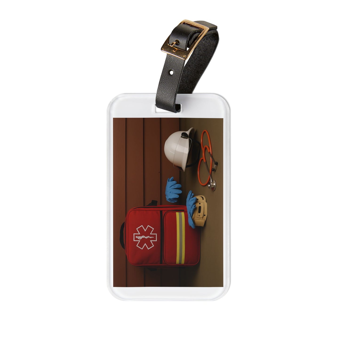 EMS Appreciation Leather Strap Luggage Tag