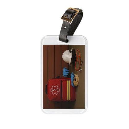 EMS Appreciation Leather Strap Luggage Tag