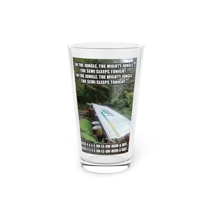 Semi Sleeps Drinking Glass