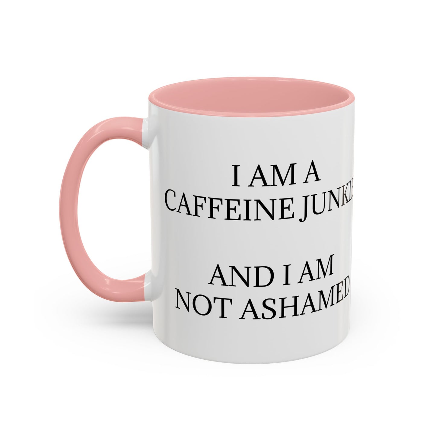Caffeine Junkie 2-Tone Coffee Mug