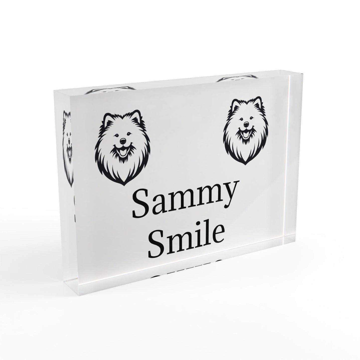 Sammy Smile Acrylic Photo Block