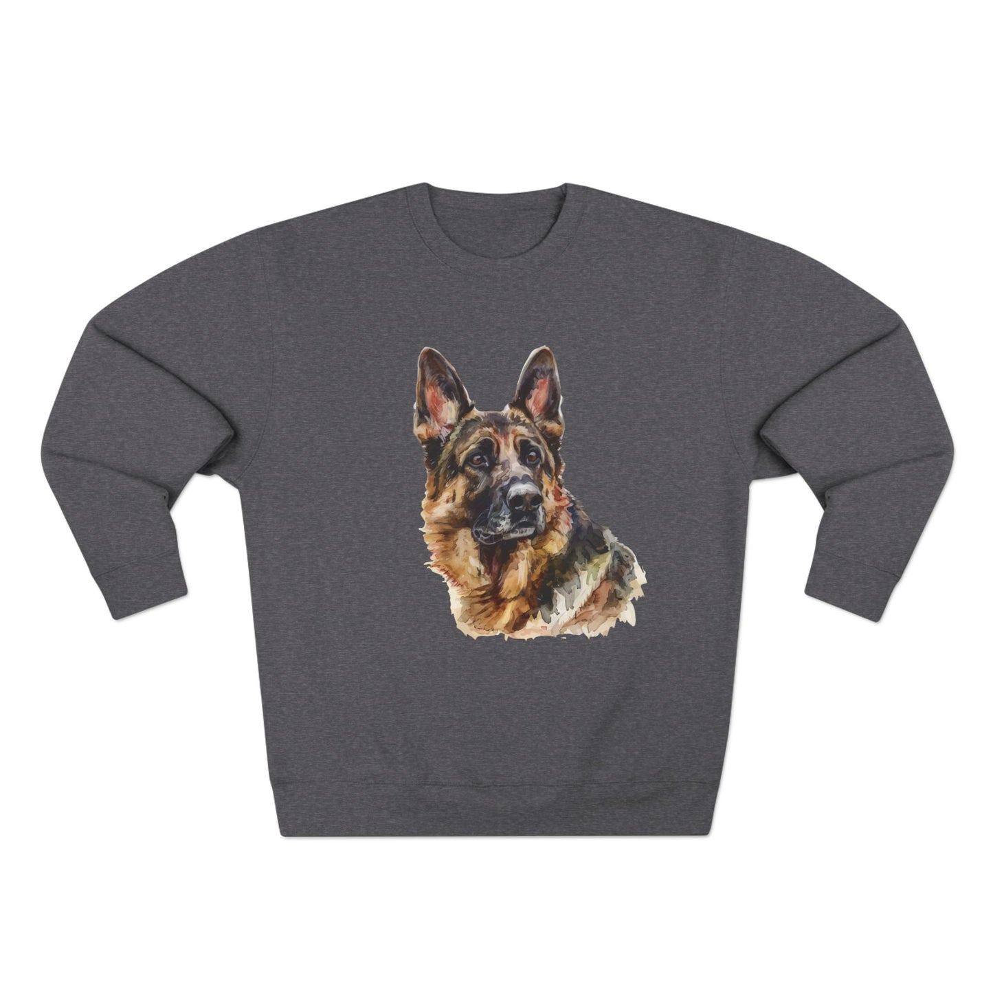 German Shepherd Head Unisex Crewneck Sweatshirt