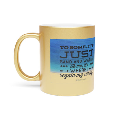 Dr. Beach Metallic Coffee Mug