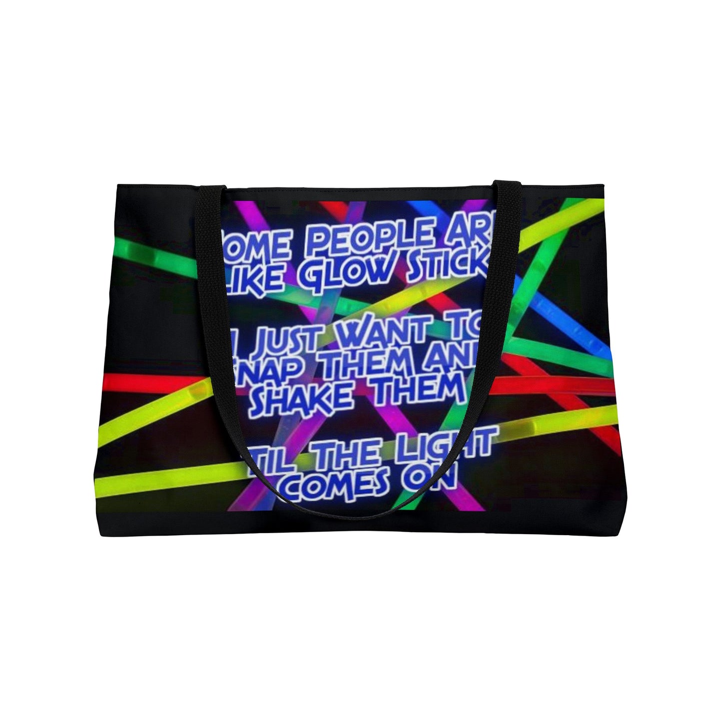 Glow Sticks Weekender Tote Bag