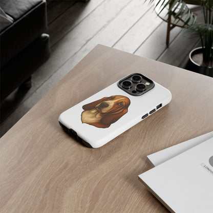 Basset Hound Head iPhone Case