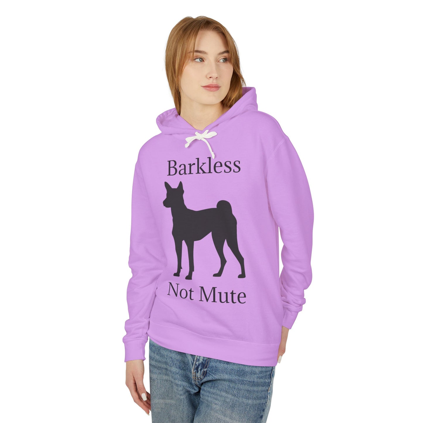 Barkless Not Mute Unisex Lightweight Hoodie