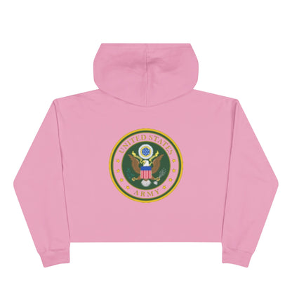 US Army Women's Crop Hoodie