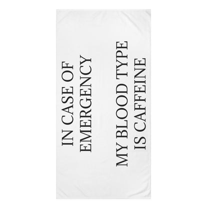 Blood Type Mink-Cotton  Beach Towel
