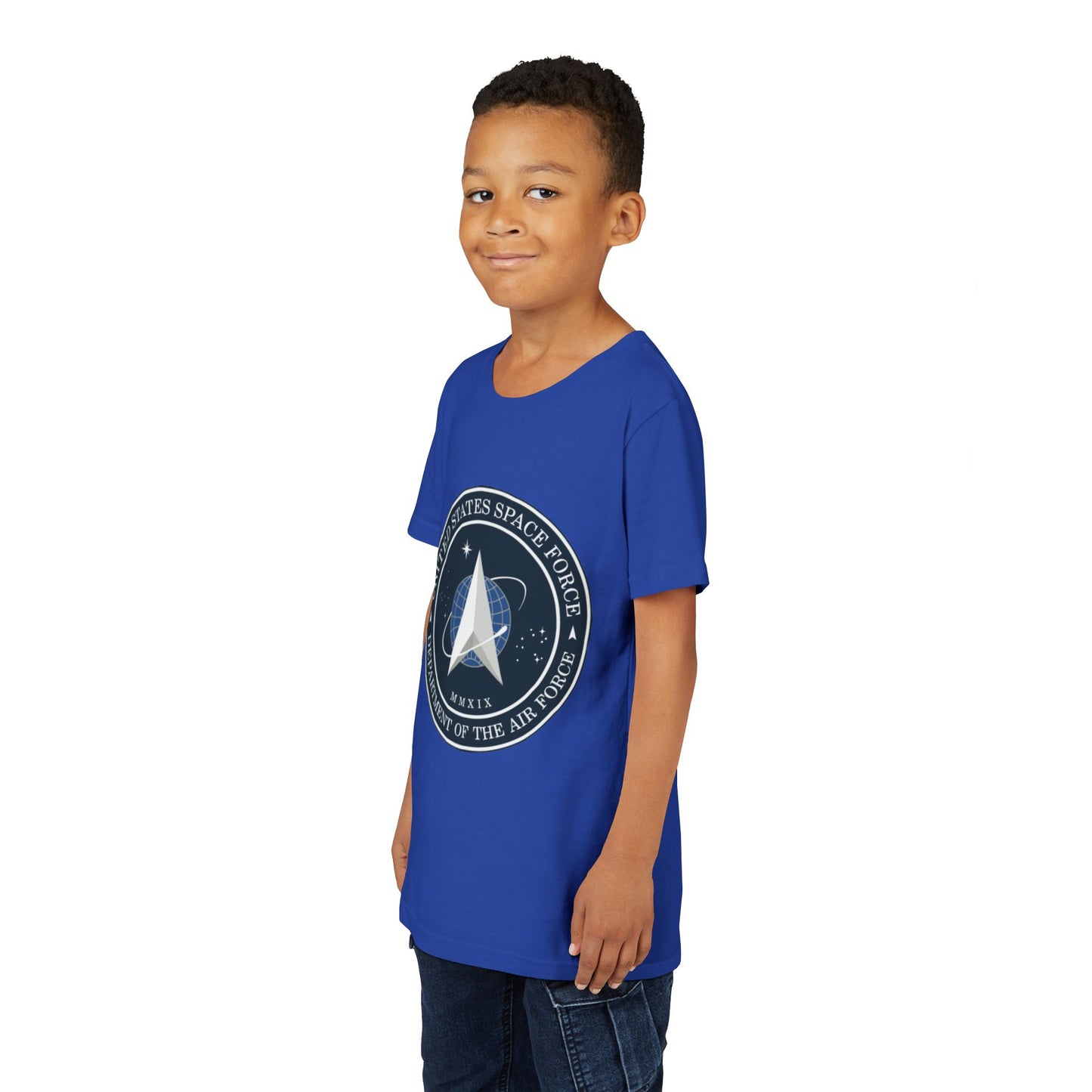 US Space Force Youth Unisex Short Sleeve Crewneck Tee