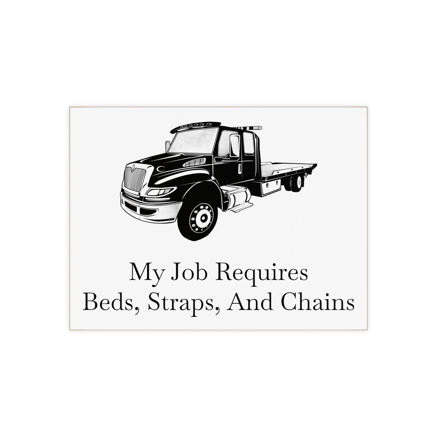 Beds, Straps, And Chains Ceramic Photo Tile