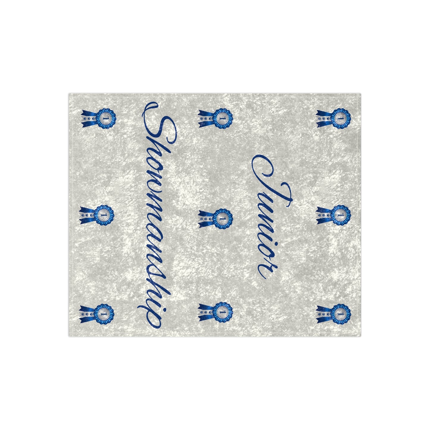 Junior Showmanship Crushed Velvet Blanket