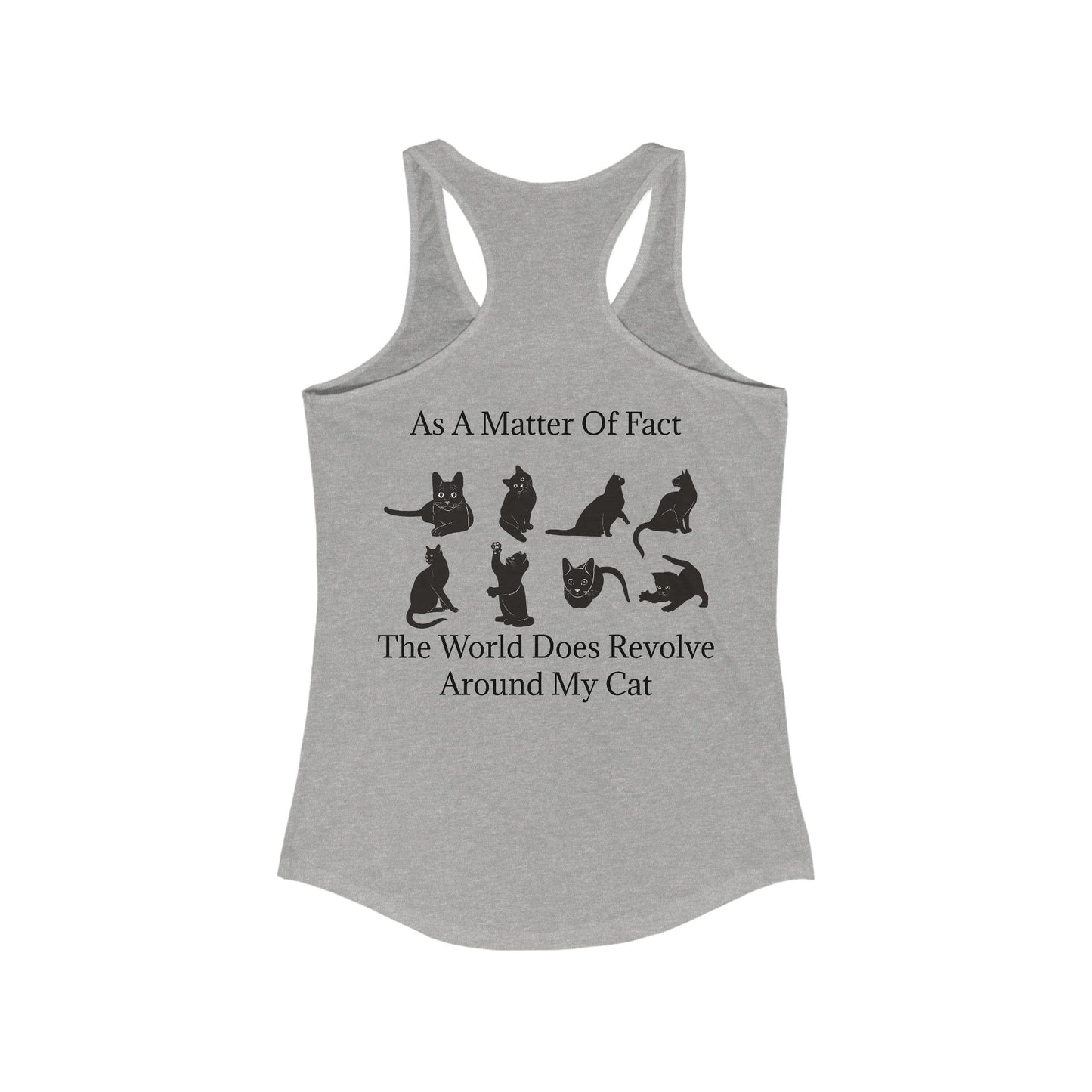 Matter Of Fact Cat Women's Racerback Tank