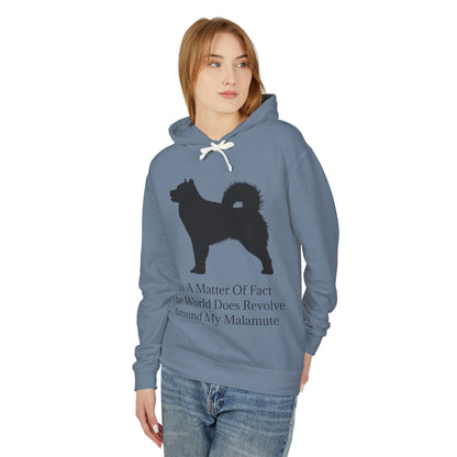 Matter Of Fact Malamute Unisex Lightweight Hoodie