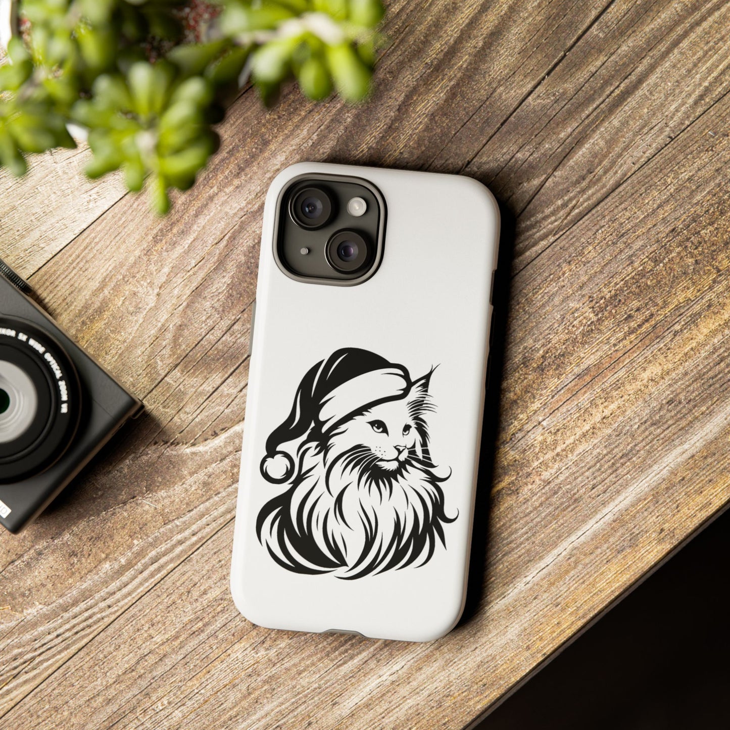 Santa Paws Cat iPhone Case