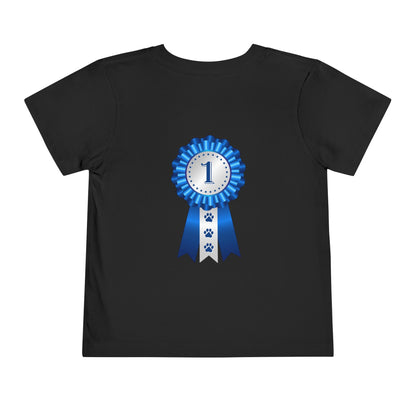 Show Ribbon Toddler Unisex Short Sleeve Crewneck Tee