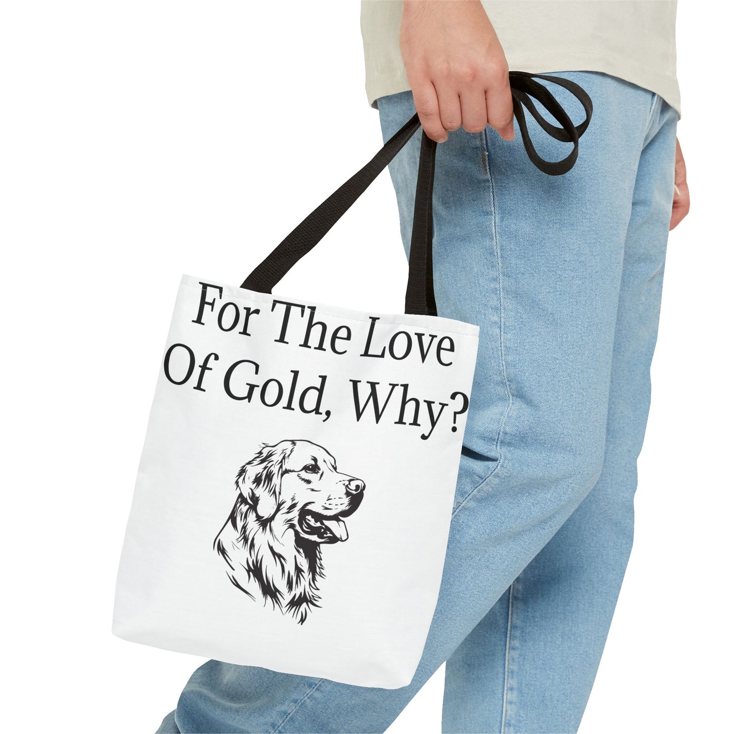 For The Love Of Gold Tote Bag