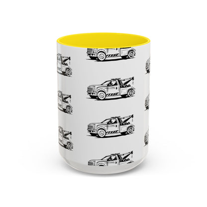 Wheel Lift Tow Truck 2-Tone Coffee Mug