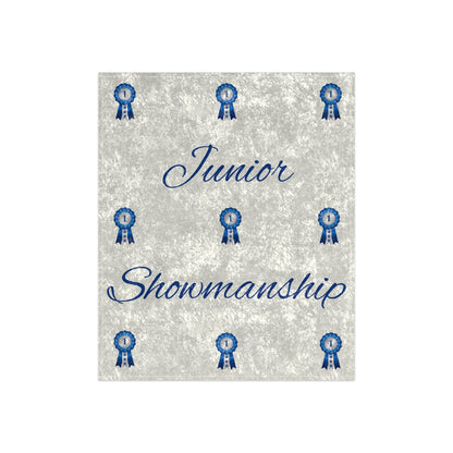 Junior Showmanship Crushed Velvet Blanket