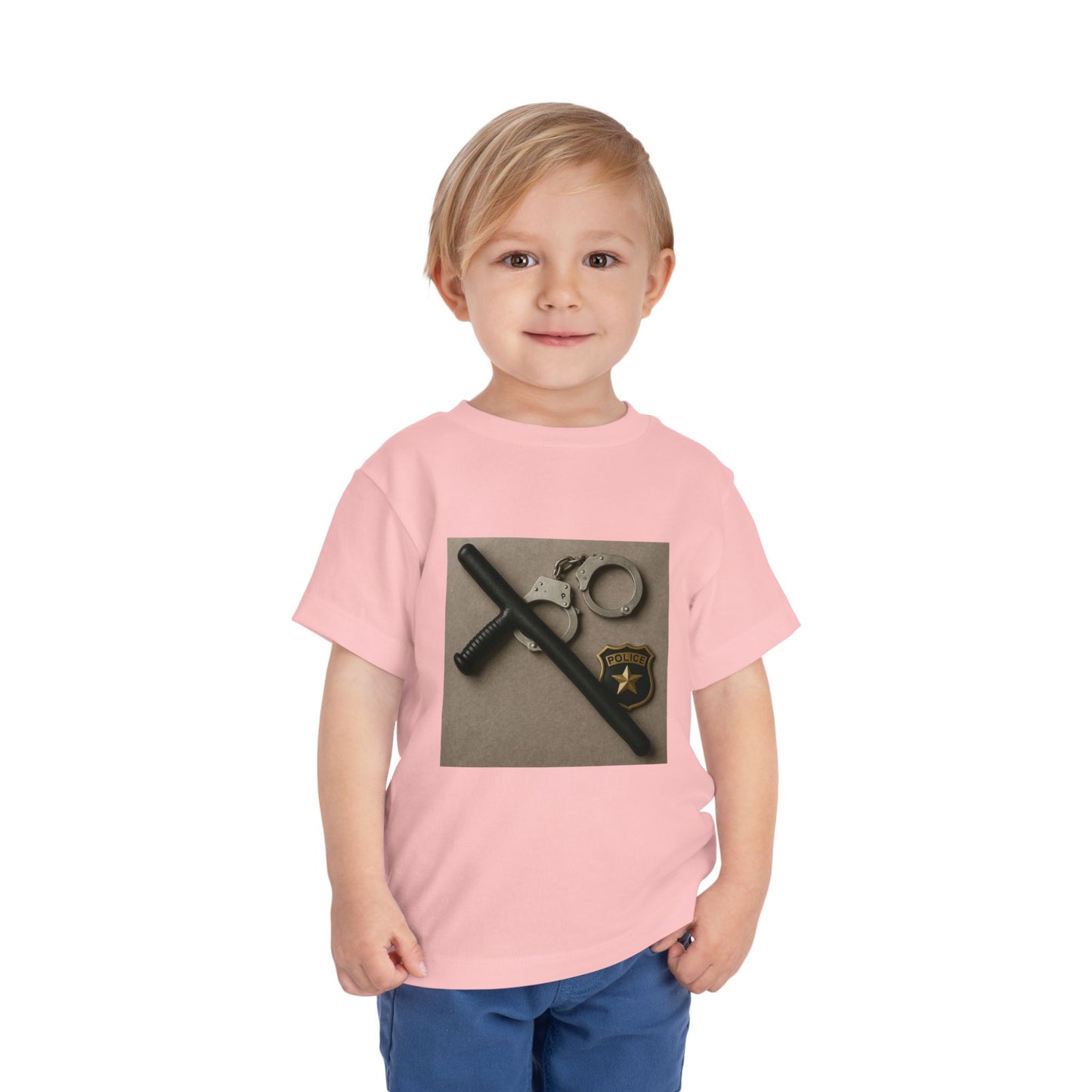Law Enforcement Appreciation Toddler Unisex Short Sleeve Crewneck Tee