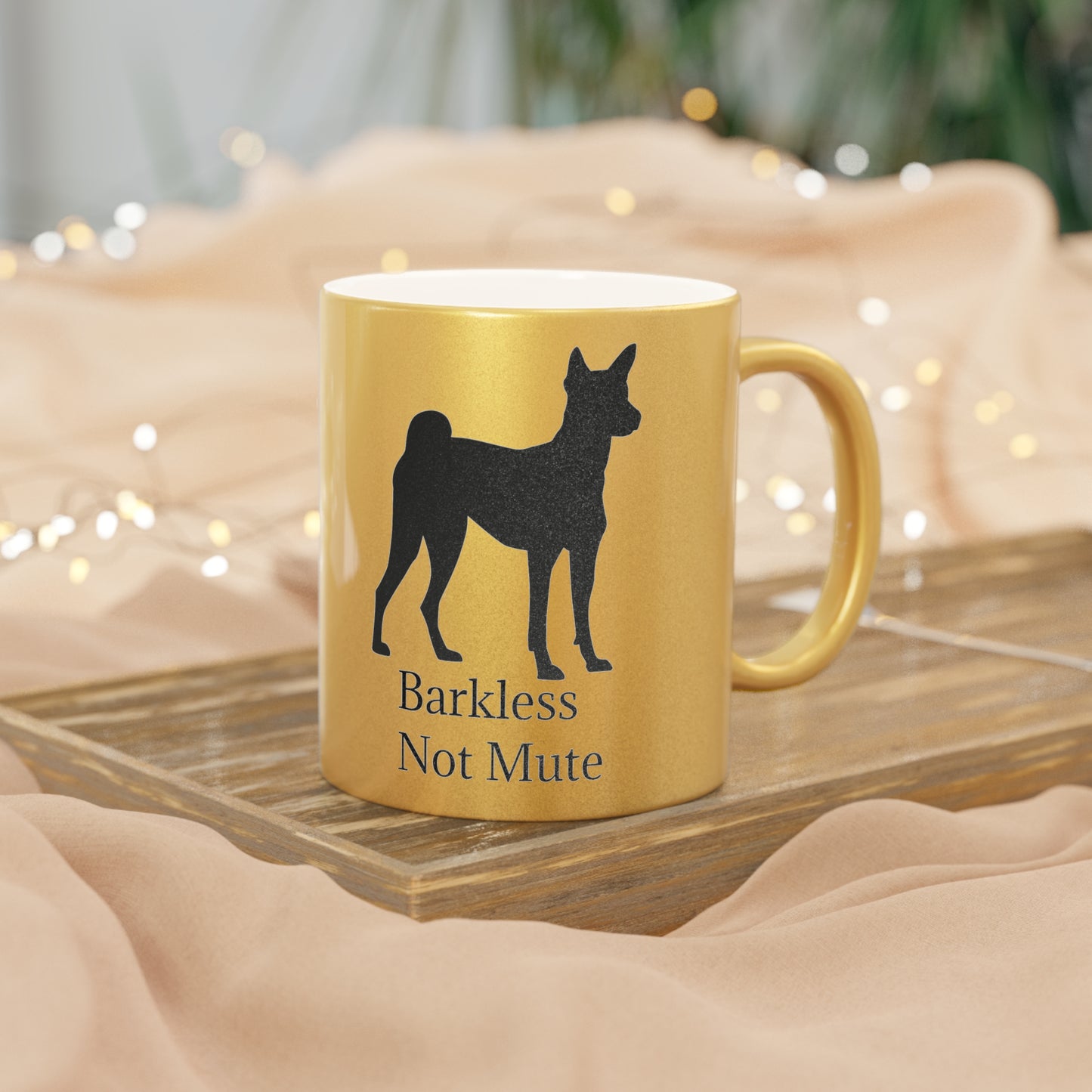 Barkless Not Mute Metallic Coffee Mug