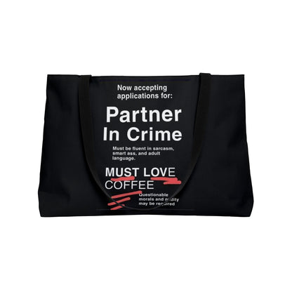 Partner In Crime Weekender Tote Bag