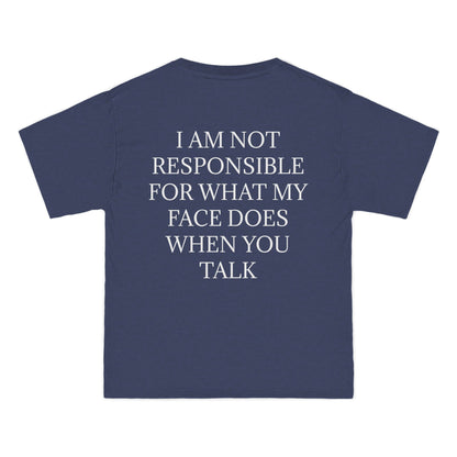 When You Talk Men's Short-Sleeve Crewneck Tee