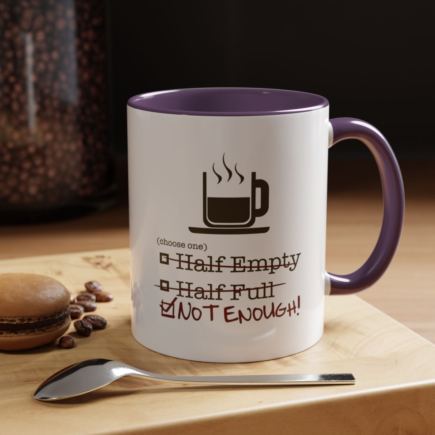 Not Enough 2-Tone Coffee Mug