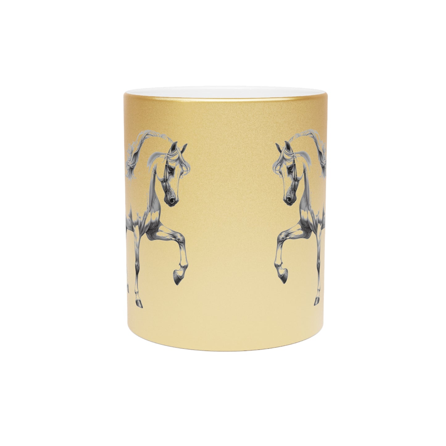 Fancy Pants Metallic Coffee Mug