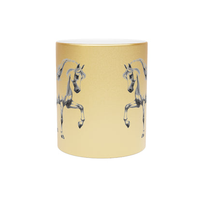 Fancy Pants Metallic Coffee Mug
