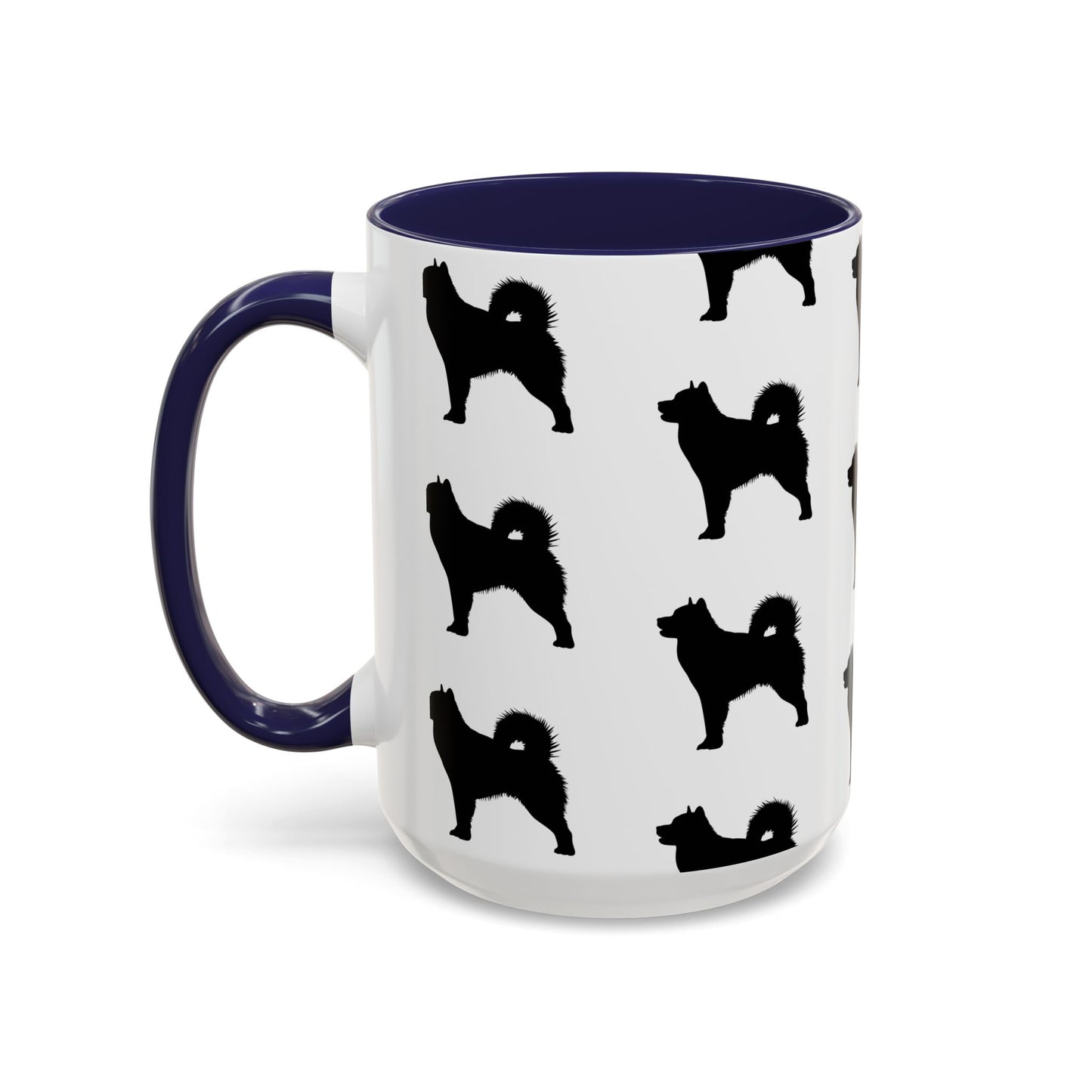 Malamute Silhouette 2-Tone Coffee Mug