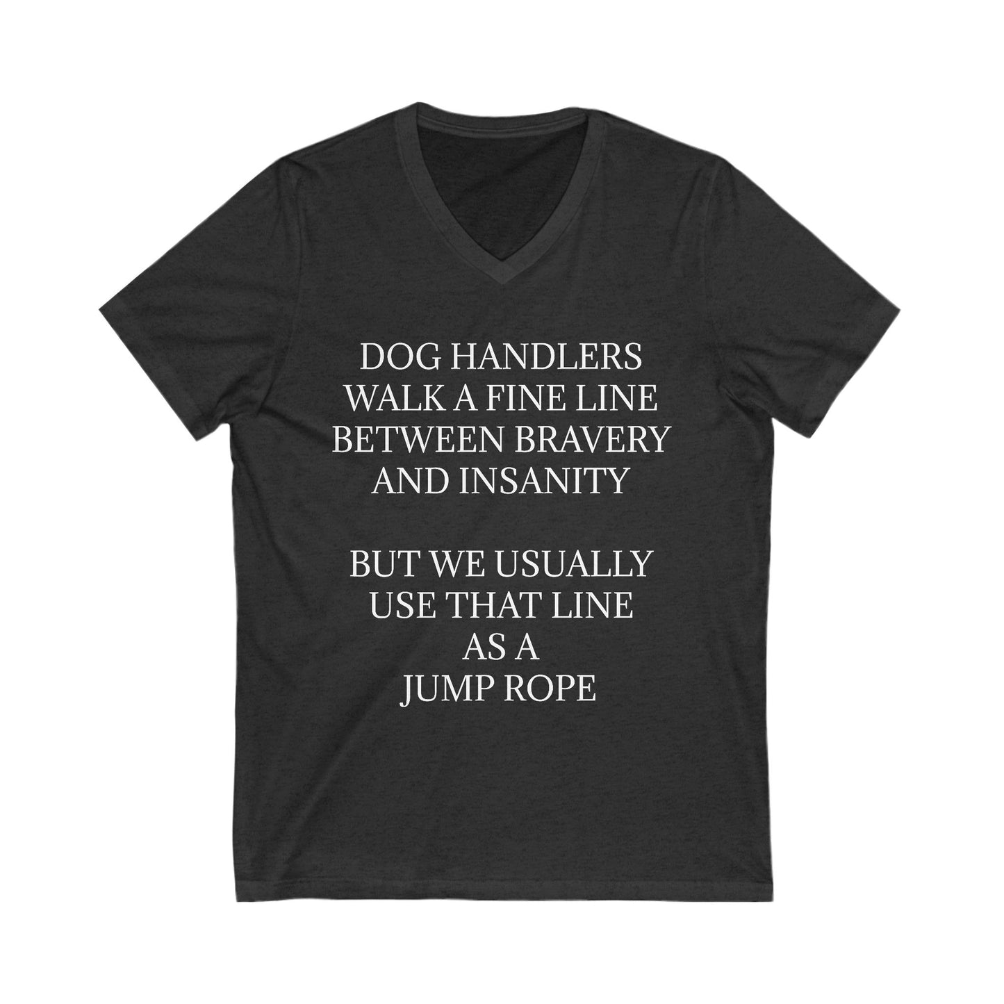 Jump Rope Unisex Short Sleeve V-Neck Tee