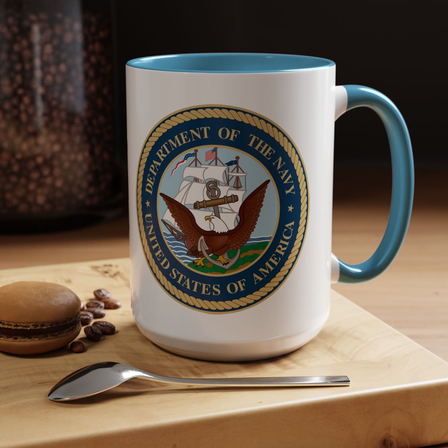 US Navy 2-Tone Coffee Mug