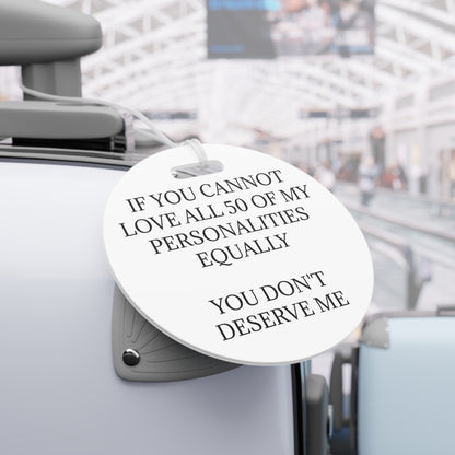 50 Personalities Luggage Tag