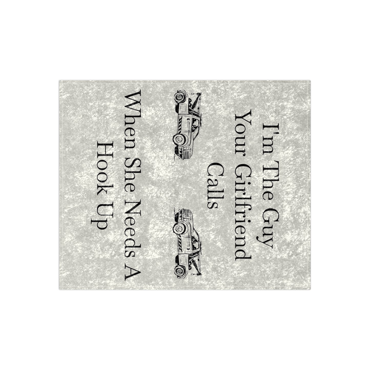 I'm The Guy Crushed Velvet Blanket