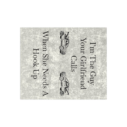 I'm The Guy Crushed Velvet Blanket