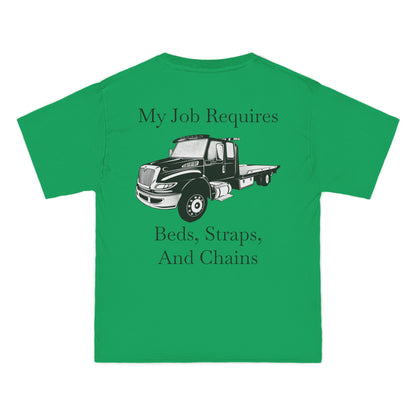 Beds, Straps, And Chains Men's Short-Sleeve Crewneck Tee