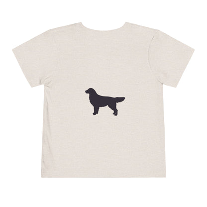 Golden Silhouette Toddler Unisex Short Sleeve Crewneck Tee