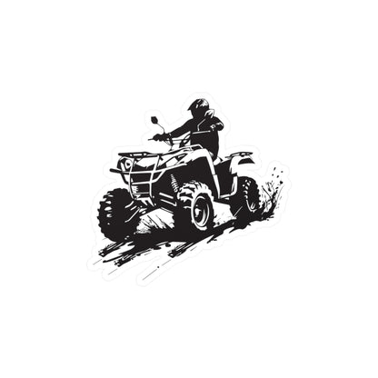 Slingin' Mud Quad Vinyl Decal