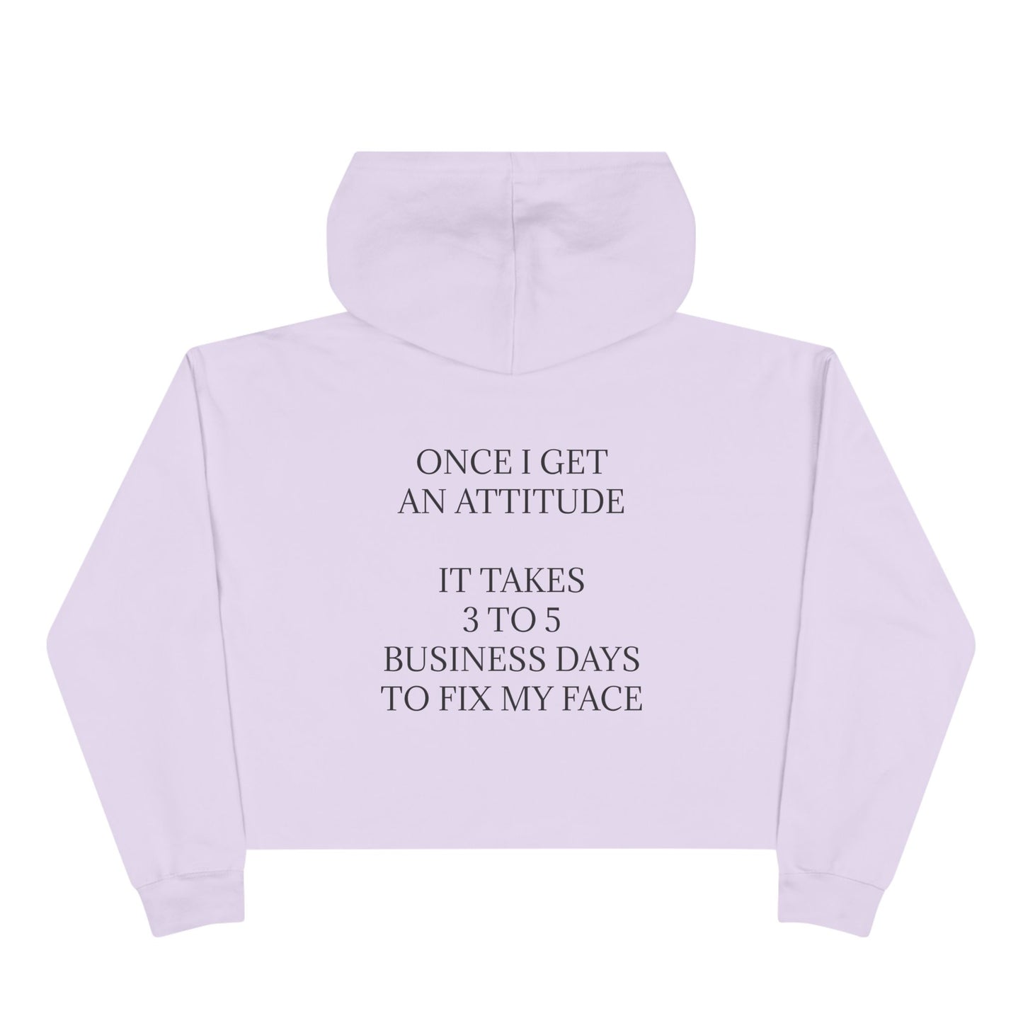 Fix My Face Women's Crop Hoodie
