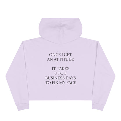 Fix My Face Women's Crop Hoodie