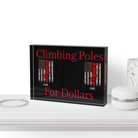 Climbing Poles Acrylic Photo Block