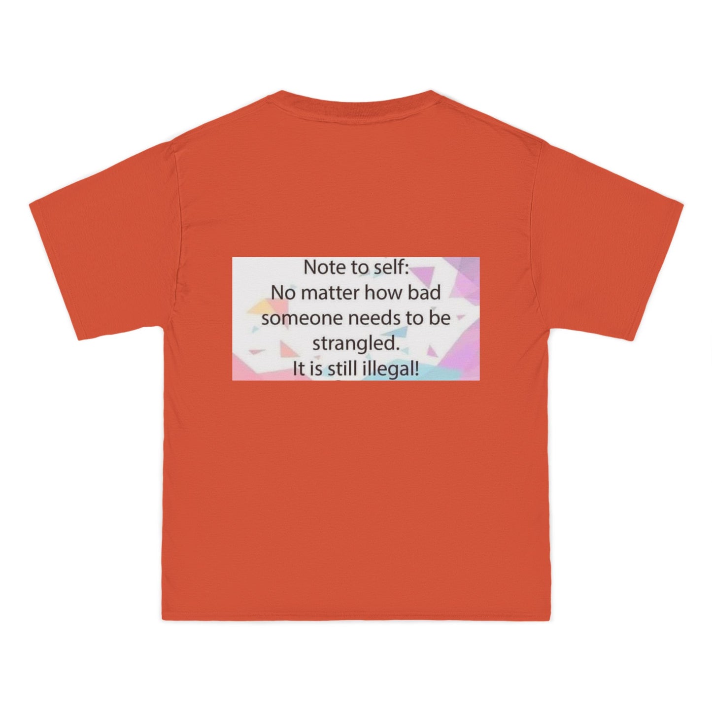 Note To Self Men's Short-Sleeve Crewneck Tee