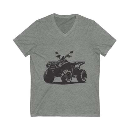 Off The Beaten Path Quad Unisex Short Sleeve V-Neck Tee