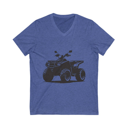 Off The Beaten Path Quad Unisex Short Sleeve V-Neck Tee