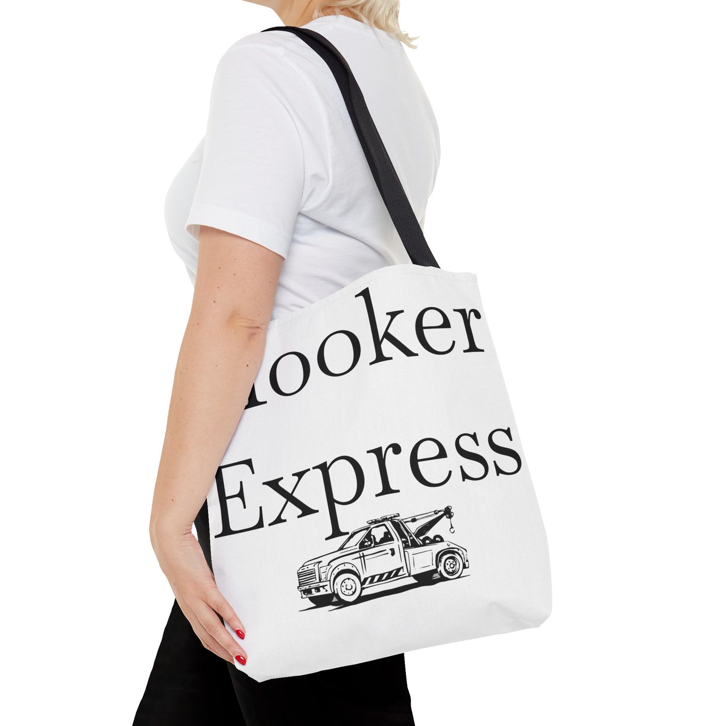 H**ker Express Wheel Lift Tow Truck Tote Bag