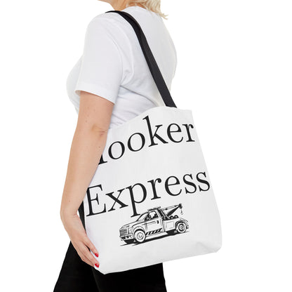 H**ker Express Wheel Lift Tow Truck Tote Bag