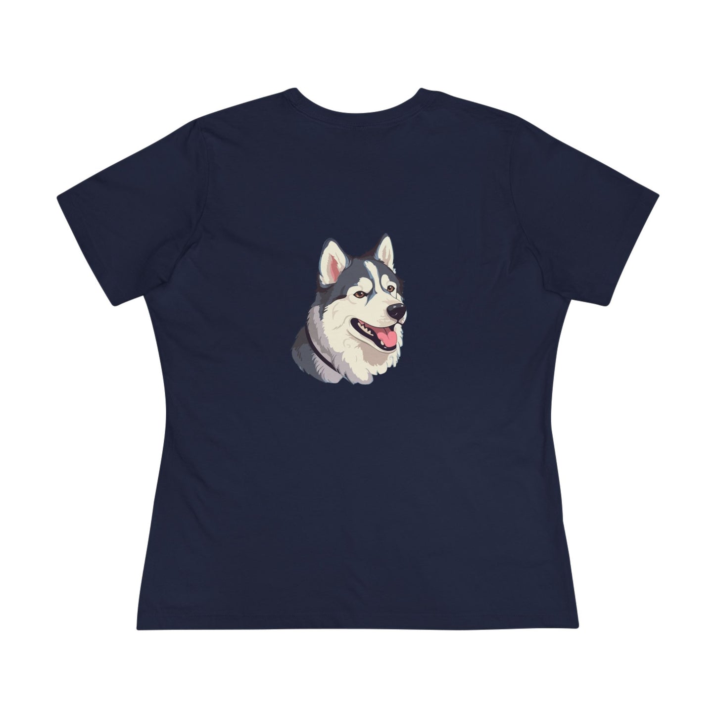 Malamute Head Women's Short Sleeve Crewneck Tee