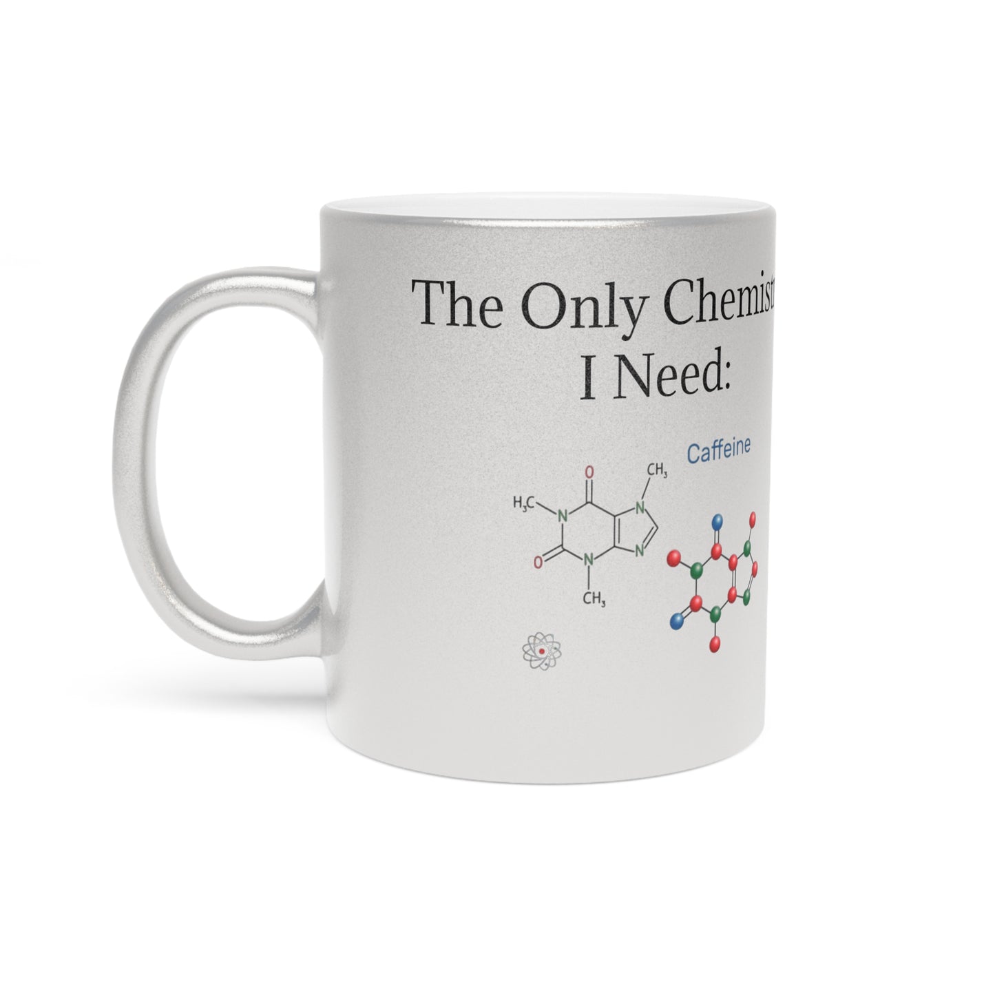 Chemistry Lesson Metallic Coffee Mug