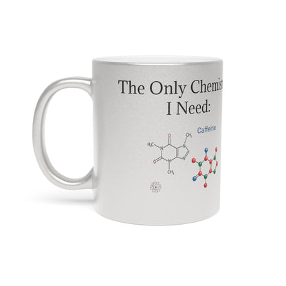 Chemistry Lesson Metallic Coffee Mug